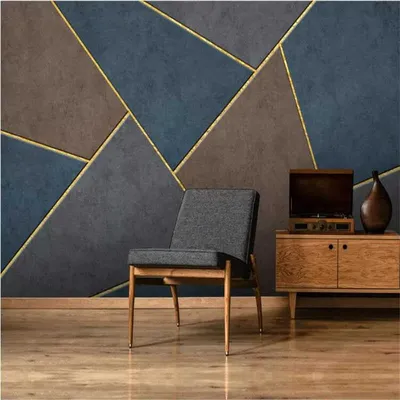 8.1US $ 46% OFF|Wellyu Wall Papers Home Decor Custom Wallpaper Modern  Minimalist Nordic Personal… | Wall paint patterns, Geometric wall paint,  Wallpaper living room
