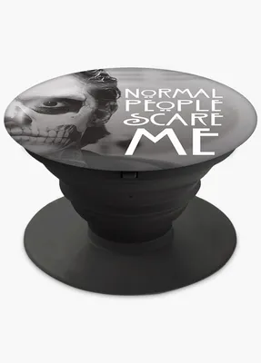 Попсокет (Popsockets) держатель для смартфона Американская история ужасов  (American Horror Story) (8754-2700) Черный MobiPrint чёрная ‣ Цена 176 грн  ‣ Купить в интернет-магазине Каста ‣ Киев, Одесса, Харьков ‣ Доставка по  всей Украине!(#221548623)