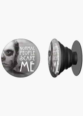 Попсокет (Popsockets) держатель для смартфона Американская история ужасов  (American Horror Story) (8754-2700) Черный MobiPrint чёрная ‣ Цена 176 грн  ‣ Купить в интернет-магазине Каста ‣ Киев, Одесса, Харьков ‣ Доставка по  всей Украине!(#221548623)