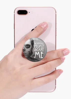 Попсокет (Popsockets) держатель для смартфона Американская история ужасов  (American Horror Story) (8754-2700) Черный MobiPrint чёрная ‣ Цена 176 грн  ‣ Купить в интернет-магазине Каста ‣ Киев, Одесса, Харьков ‣ Доставка по  всей Украине!(#221548623)