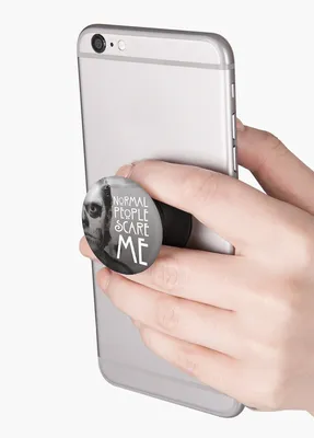 Попсокет (Popsockets) держатель для смартфона Американская история ужасов  (American Horror Story) (8754-2700) Черный MobiPrint чёрная ‣ Цена 176 грн  ‣ Купить в интернет-магазине Каста ‣ Киев, Одесса, Харьков ‣ Доставка по  всей Украине!(#221548623)