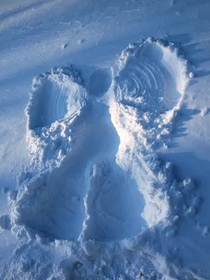 ☃️ зенган Снежный ангел отпечаток …» — создано в Шедевруме