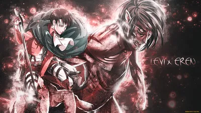 Обои на рабочий стол Раненный Леви Райвель / Levi Rivaille сражается из  аниме Shingeki no Kyojin / Атака Титанов / Вторжение гигантов, обои для рабочего  стола, скачать обои, обои бесплатно