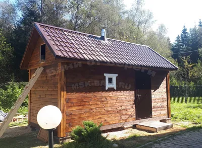 Готовая баня из ЛСТК для дачи и загородного участка