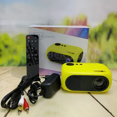 Портативный LED Проектор MINI Projector поддержка 360х640, 1920х1080  HDMI/USB Белый (ID#181587055), цена: 137 руб., купить на Deal.by