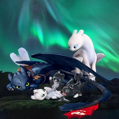 ᐉ Картина GeekLand How to train your dragon Как приручить дракона Беззубик