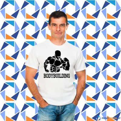 Футболка для бодибилдинга \"Bodybuilding\" - купить подарок в  интернет-магазине: фото, цена, отзывы