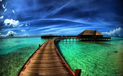 Домики на Бора-бора » Природа » Обои для рабочего стола