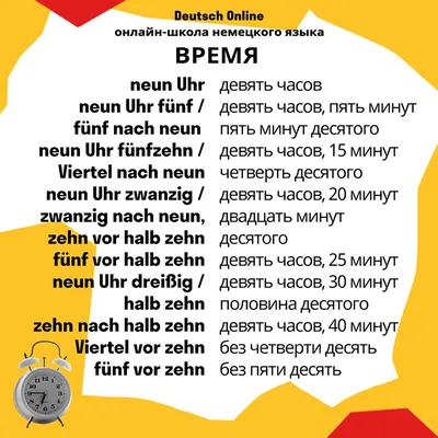 Часы и время в немецком. Часовые пояса Германии | Deutsch Online