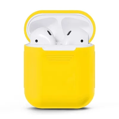 Силиконовый чехол для Apple AirPods - Желтый