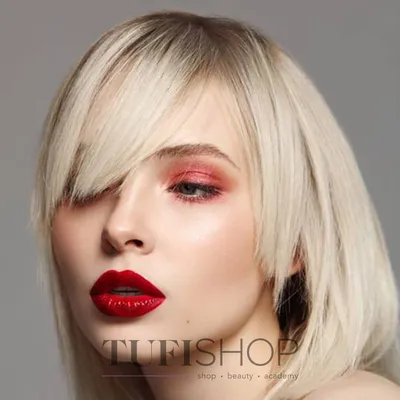 Удлиненная челка на бок - идеи | Tufishop.com.ua