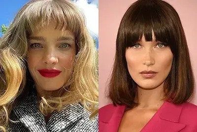 Челка на бок