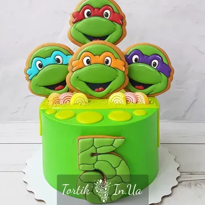 Торт Черепашки Ниндзя команда | Exclusive Cake