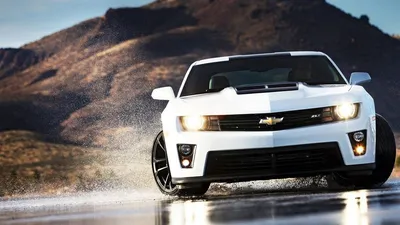 Обои chevrolet camaro, авто, машина, автомобили, машины, брызги картинки на рабочий  стол, фото скачать бесплатно