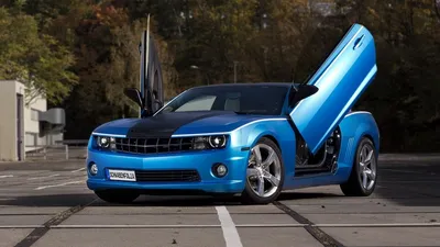 Chevrolet Camaro вид спереди обои для рабочего стола, картинки и фото -  RabStol.net