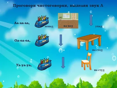 Чистоговорки для развития речи детей в картинках