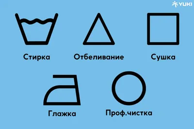 Ухаживаем за одеждой правильно - что означают символы на бирках - Ухаживаем  за одеждой правильно: расшифровка знаков по уходу