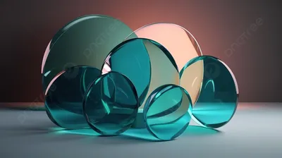 эфирное расположение геометрических фигур в синем и золотом 3d рендеринге,  3д студия, фон сцены, 3d фон фон картинки и Фото для бесплатной загрузки