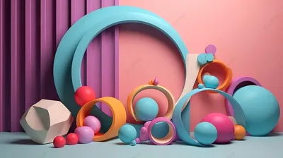 3d анимированные яичные белки на белом столе, 3d рендеринг фона со  случайными простыми геометрическими фигурами, мягкий свет, шероховатости  поверхностей фон картинки и Фото для бесплатной загрузки