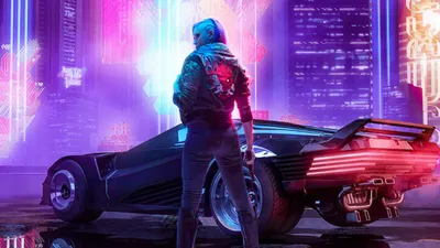Download wallpaper The game, Neon, Fangs, Face, CD Projekt RED, Cyberpunk  2077, Cyberpunk, Cyberpunk, section games in resolution 1920x1080