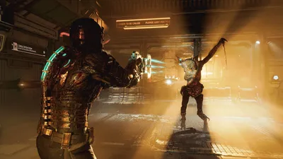 Обои на рабочий стол Шлем Isaac Clarke / Айзека Кларка главного героя игры Dead  Space 2, обои для рабочего стола, скачать обои, обои бесплатно