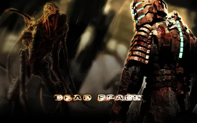 Обои dead space, космос, айзек кларк, isaac на рабочий стол