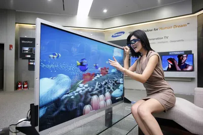 Розовое пятно на LED-TV Samsung / Інформатика та побутова електроніка
