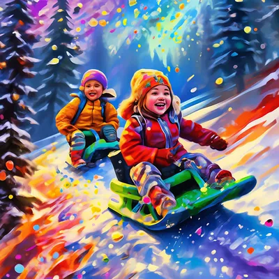 Новогодняя фигура \"Дети на санках\" xmasdekor 15827475 купить за 1 057 ₽ в  интернет-магазине Wildberries
