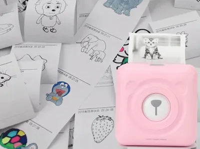 Портативный мини принтер Peripage Printer mini A6 - купить по выгодной цене  с доставкой по Москве, области и России