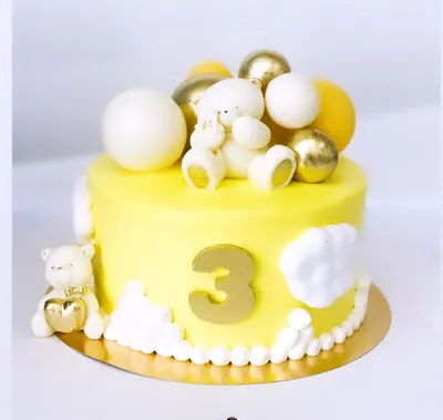 Детский торт с мишкой — https://sabicake.ru