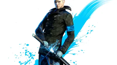 Картинка на рабочий стол game wallpapers, dmc, vergil, катана, Devil may cry  5 1600 x 900