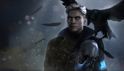 Скачать обои art, devil may cry, dmc, dante, раздел игры в разрешении  1024x1024