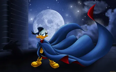 Обои Disney Мультфильмы Disney, обои для рабочего стола, фотографии disney,  мультфильмы, duck, утка, дисней, луна, ночь Обои для рабочего стола,  скачать обои картинки заставки на рабочий стол.
