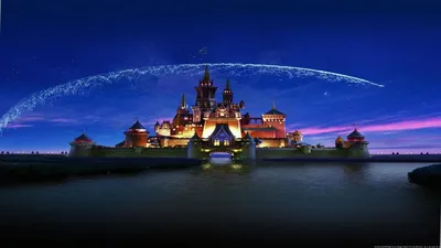 Обои на рабочий стол The Princess and the Frog, Disney studio / Принцесса и  лягушка, мультфильм производства Диснеевской студии, принцесса на балконе,  обои для рабочего стола, скачать обои, обои бесплатно