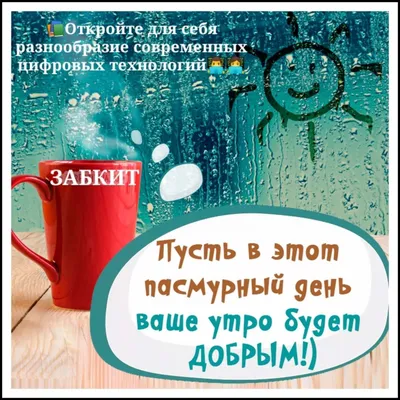 Картинки несмотря на дождь доброе утро с надписями (57 фото) » Картинки и  статусы про окружающий мир вокруг