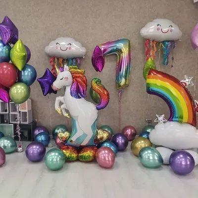 Кигуруми Единорог радуга