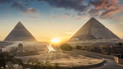 Обои пирамида, пейзаж, архитектура, egypt, египет на рабочий стол