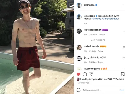Фотография Эллиота Пейджа в искусстве