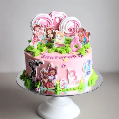 toma_tort - Торт с персонажами Enchantimals- это волшебные... | Facebook