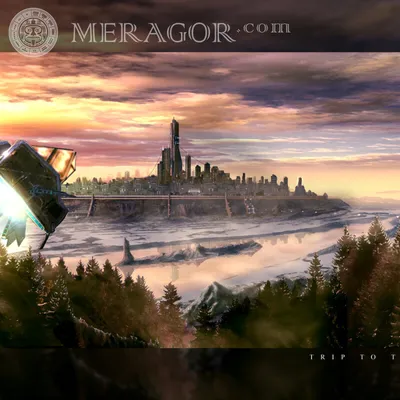 MERAGOR | Скачать на аву фантастический город бесплатно