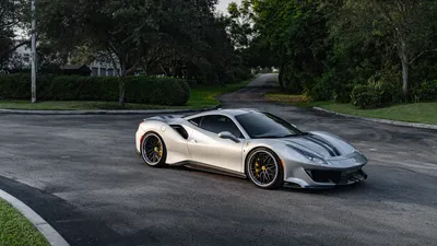 Обои Ferrari 458 Желтая, картинки - Обои для рабочего стола Ferrari 458  Желтая фото из альбома: (авто)