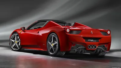 Обои для рабочего стола Ferrari 296 GTS (F171), 2022 Родстер синие
