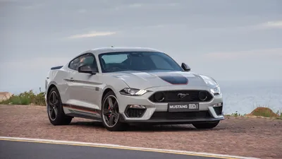 Обои для рабочего стола Ford Mustang GT Синий автомобиль 6400x4000
