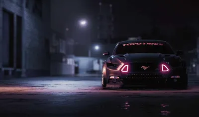 Скачать бесплатно обои «Ford Mustang» на рабочий стол - FonMy.ru 🔥
