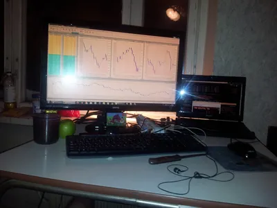 Forex Trading. Stock Market Chart On Computer Screen. Business And Finance  Concept. Фотография, картинки, изображения и сток-фотография без роялти.  Image 204296205