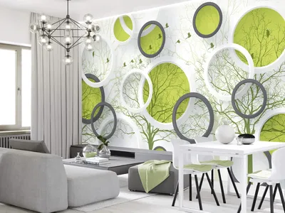 Фотообои Кольца на стену. Купить фотообои Кольца в интернет-магазине WallArt