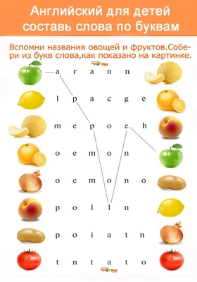 Английское лото \"FRUIT-VEGETABLES\" (\"ФРУКТЫ-ОВОЩИ\")-купить лото для раннего  развития детей-интернет-магазин-доставка по России