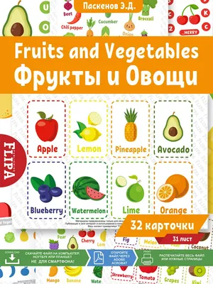 Продукты на английском для детей | Скачать карточки