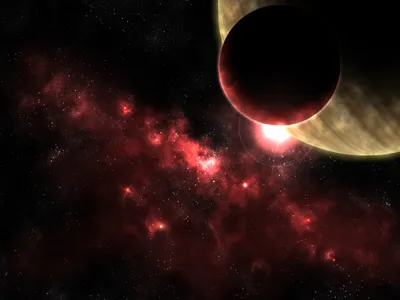 Скачать обои Космос, Звёзды, Галактика, Andromeda в разрешении 1600x900 на рабочий  стол