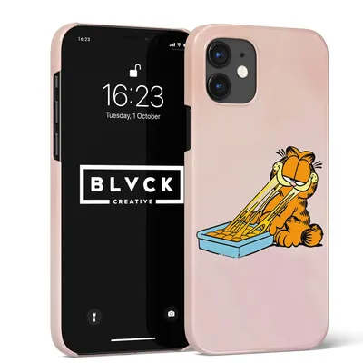 Силиконовый чехол для iPhone 12 с принтом «Гарфилд на диване» — купить в  интернет-магазине Case Place